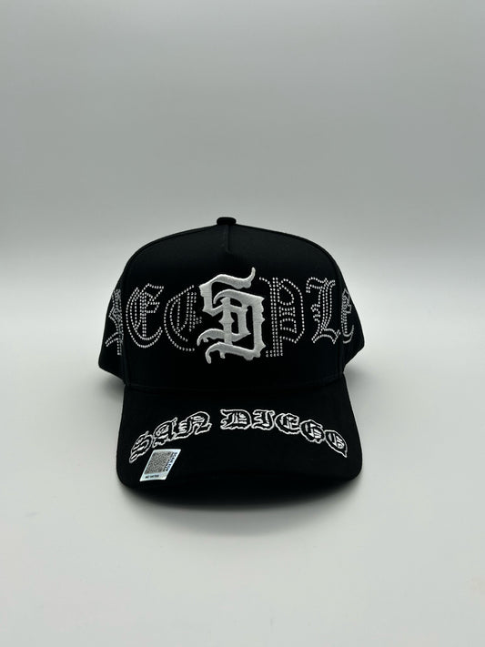 SAN DIEGO CRYSTALS WHITE - MZ HATS
