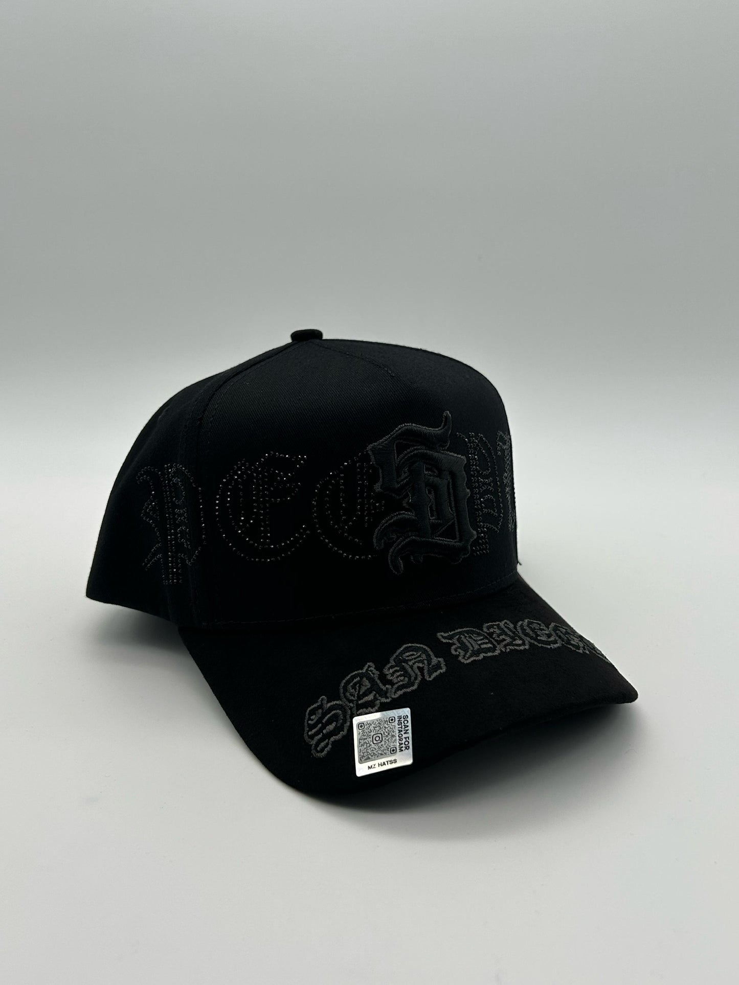 SAN DIEGO CRYSTALS BLACK - MZ HATS